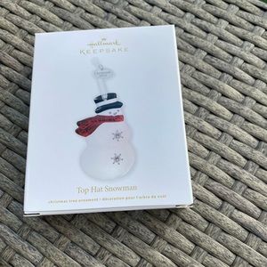 Glass Snowman Hallmark